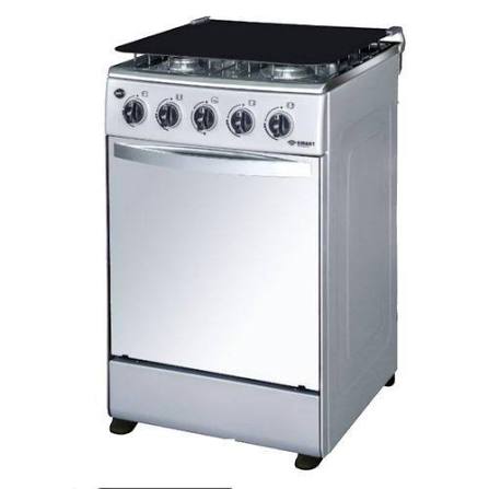 Cuisinière à gaz 4 feux + four